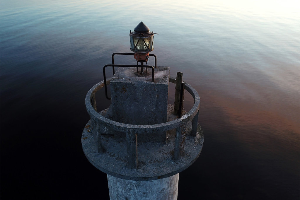 Осветительный аппарат на маяке Вуохенсало.